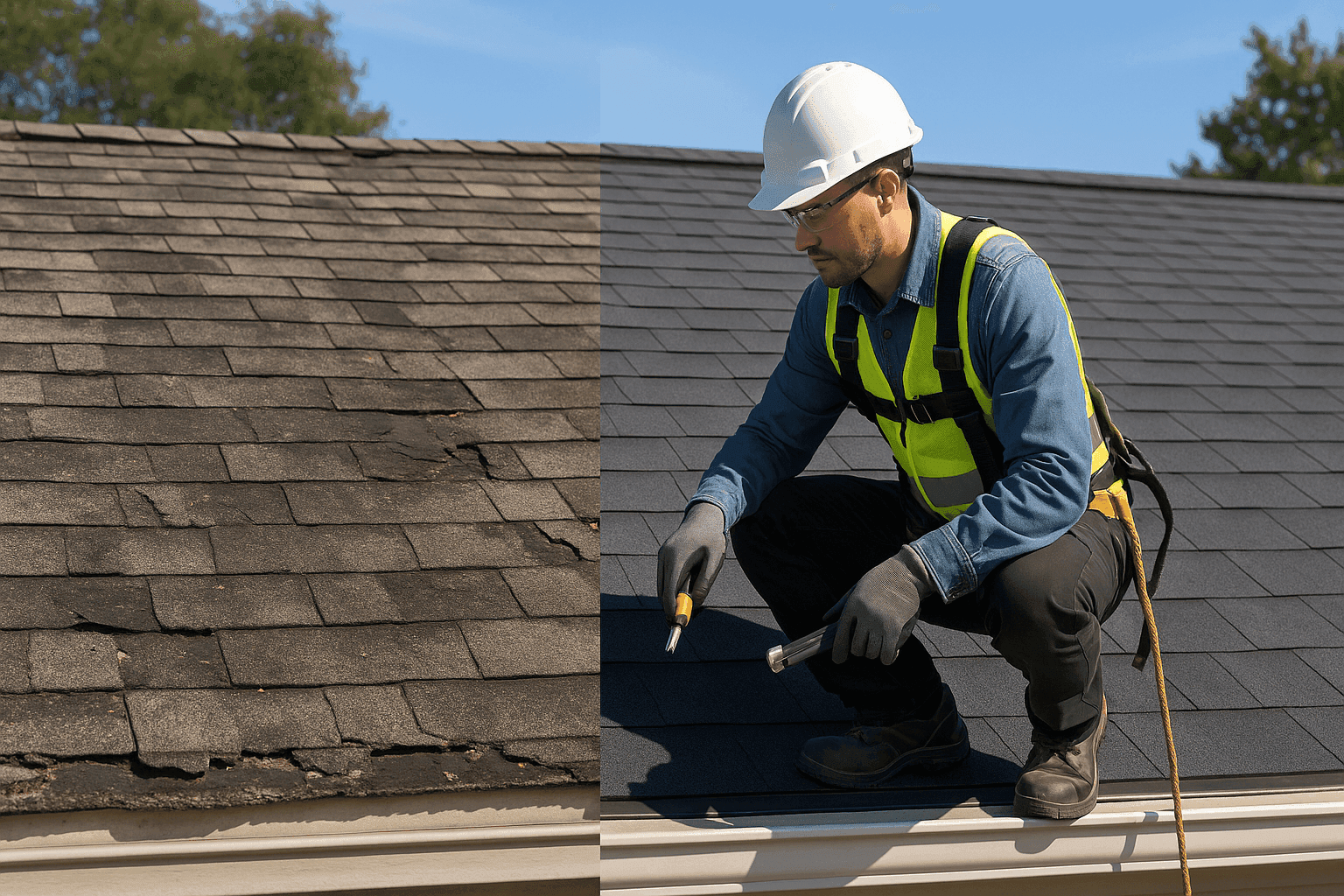 Reemplazo vs. Reparación de Techo: Cómo Decidir y Ahorrar Dinero